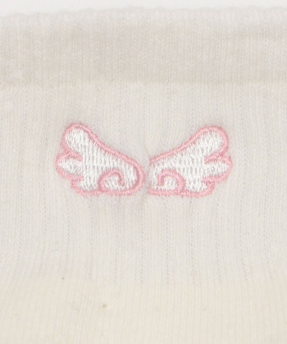 WEGO バック刺繍アンクルパイルソックス 