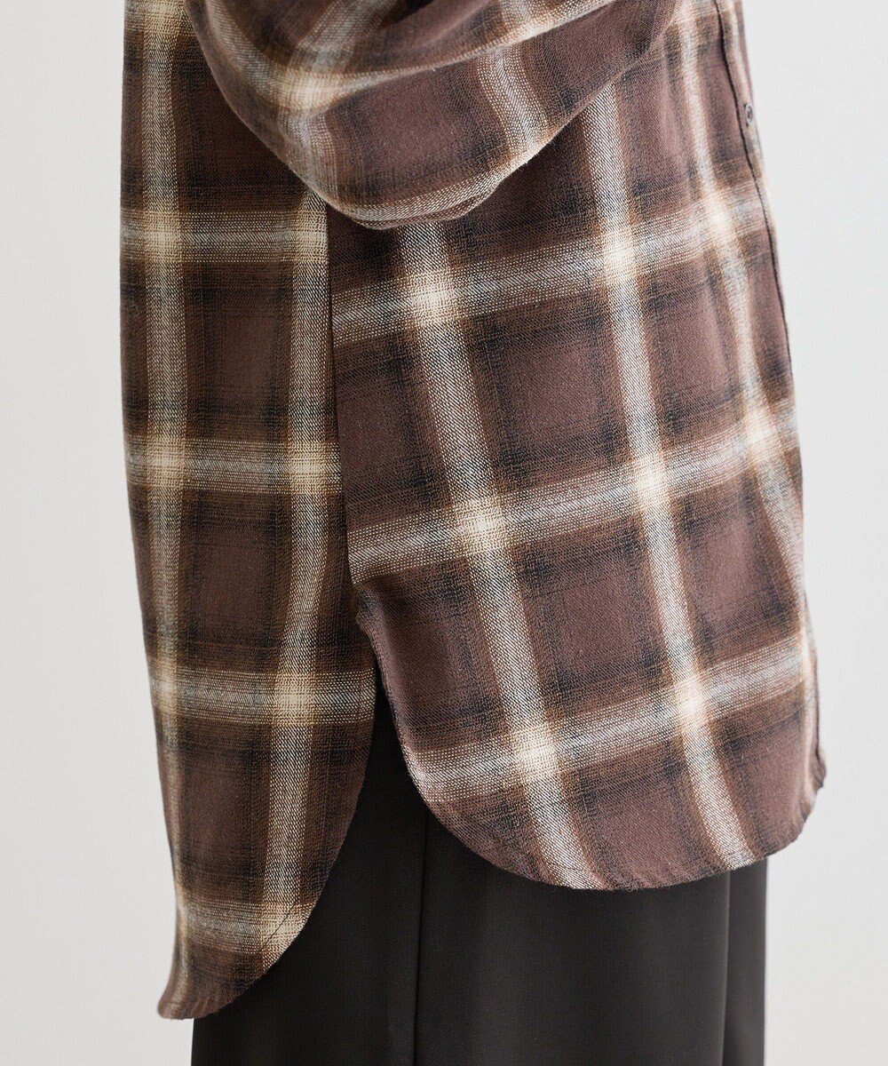 Green Parks ネルチェックシャツ 