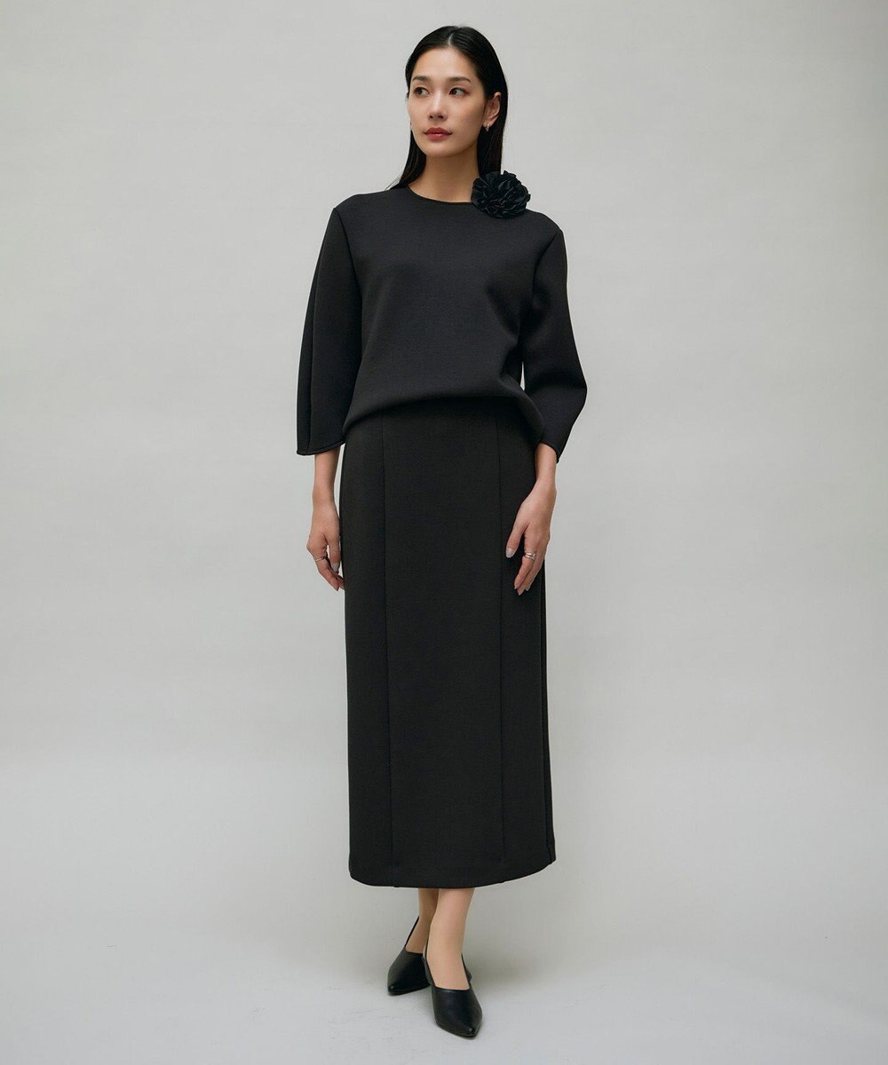 ICB L 【洗える・WEB限定カラーあり】コンパクトダブルフェイス トップス 