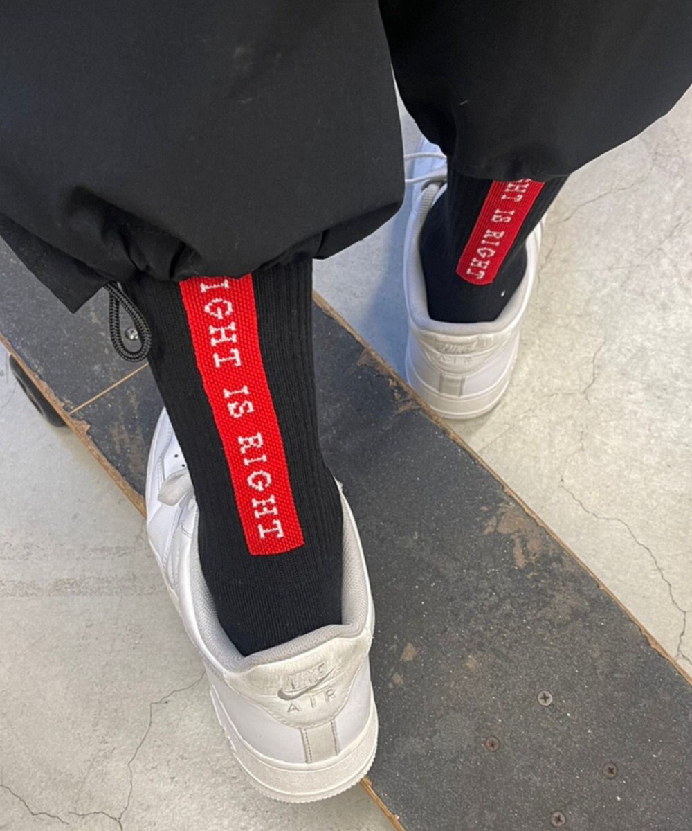 WEGO ロゴデザインソックス（R） 