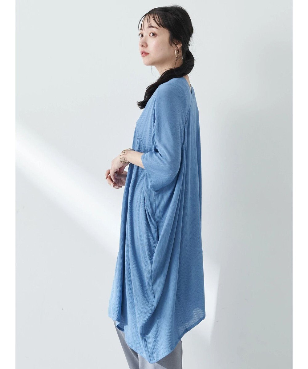 earth music&ecology レーヨンビッグシャツチュニック 