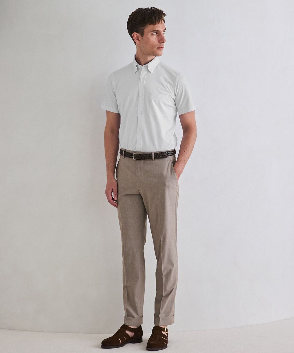 GOTAIRIKU 26年新作【吸汗速乾/接触冷感】ノードシールド BIZシャツ_スナップダウン 