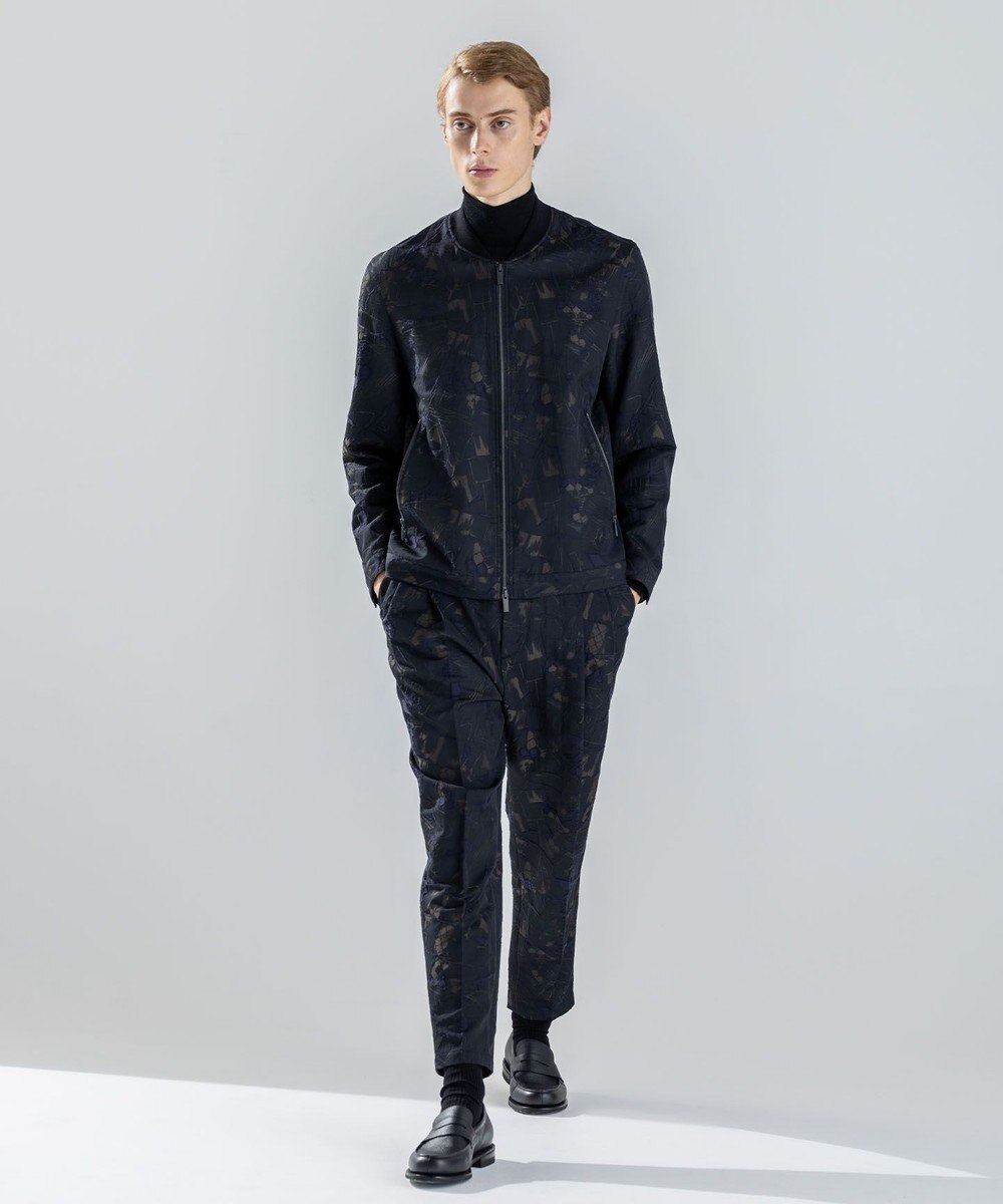 JOSEPH HOMME 【新柄】モロッカンジャガード ジップアップブルゾン 