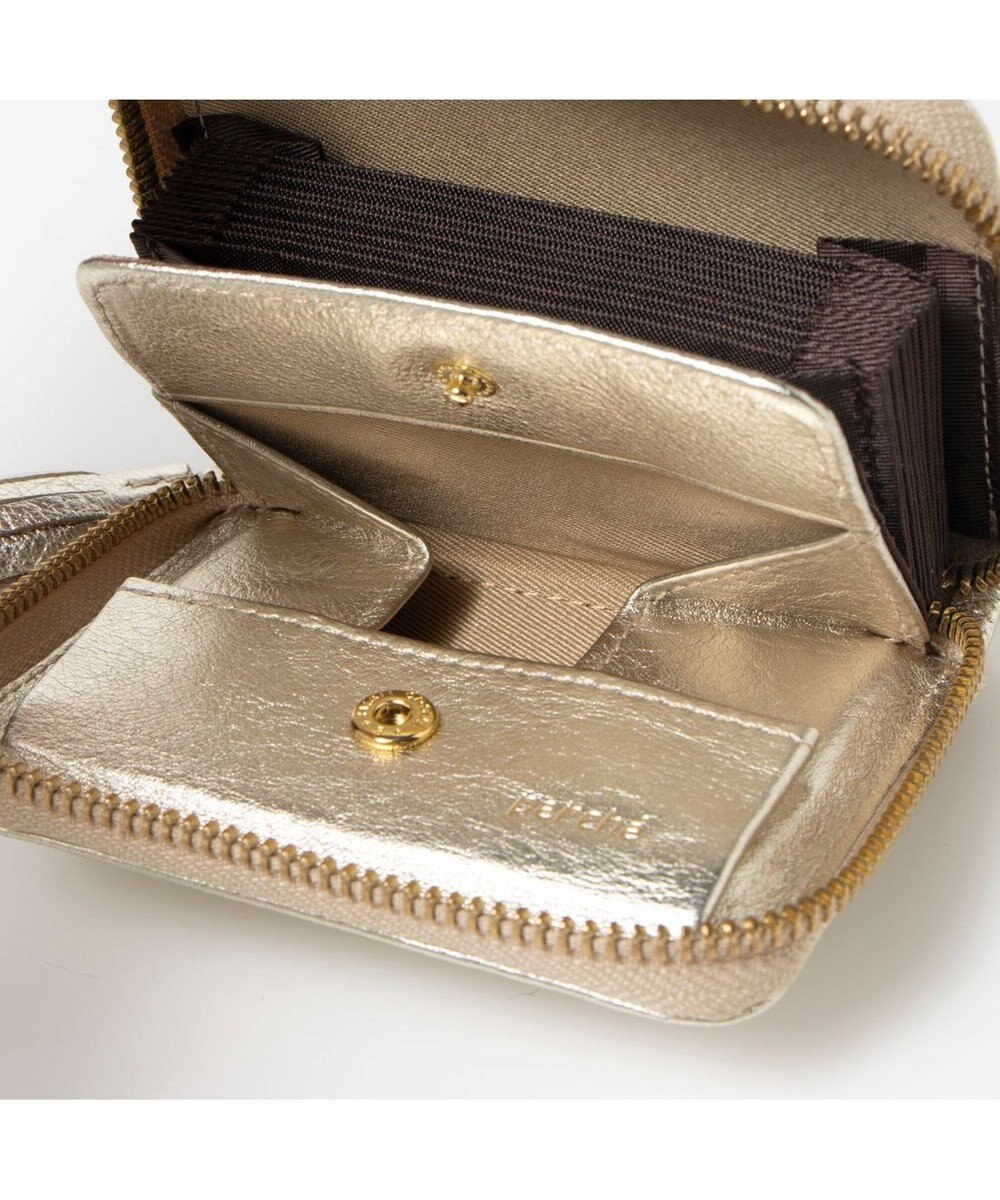 UNBILLION ペルケ perche / カラーコンビジャバラ・カードウォレット 