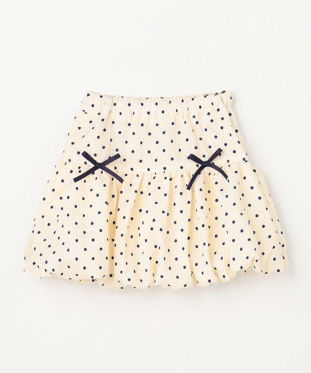ANY KIDS 【洗濯機可能】バルーン ドットスカート 