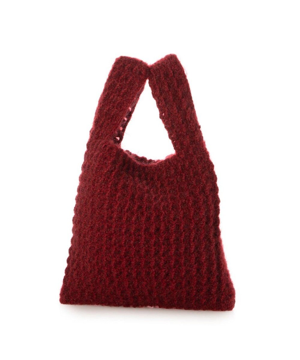UNBILLION カシュカシュ cachecache / 柄編みニットショッパーバッグ 