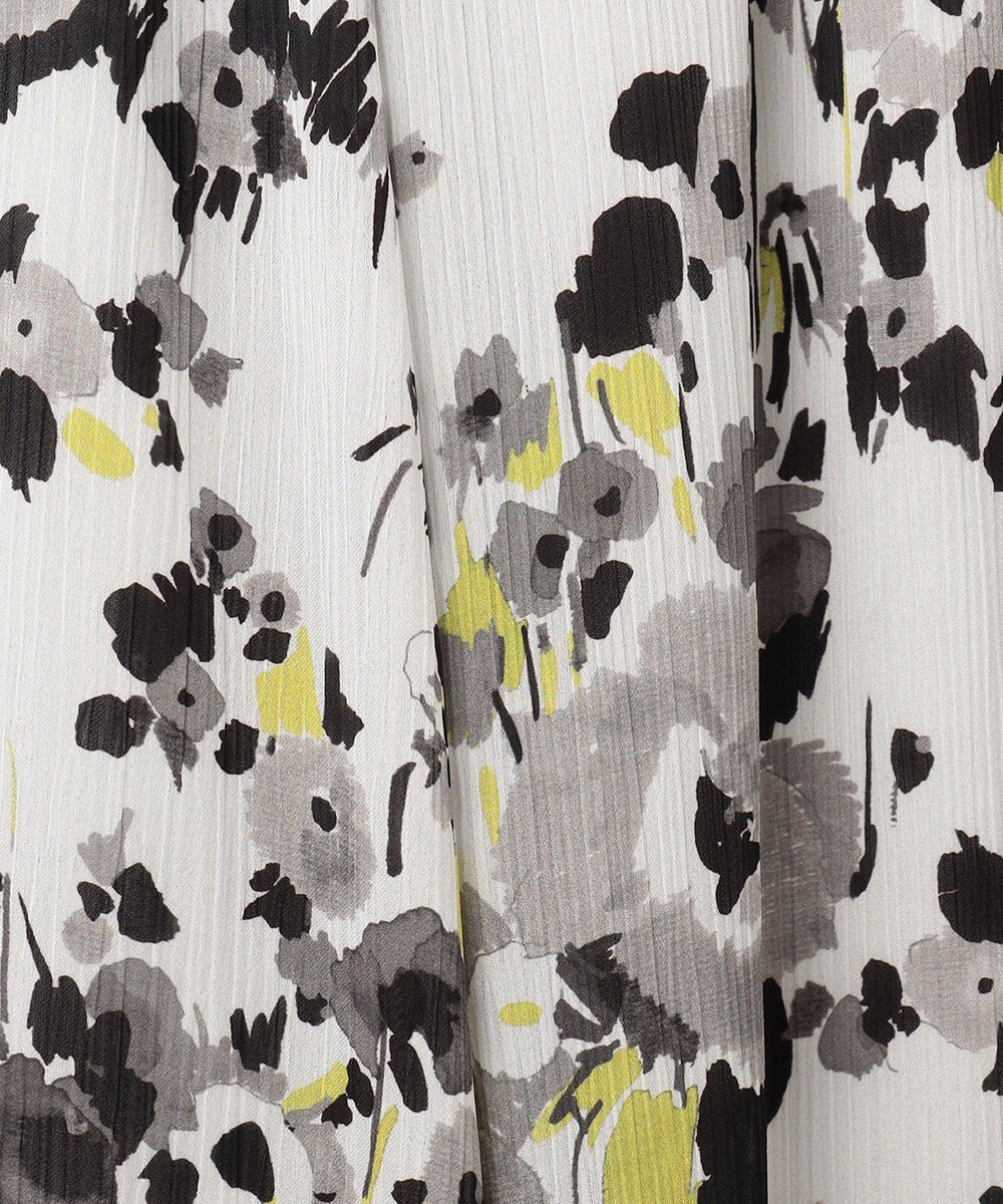 自由区 【XSサイズ～/洗える】ERICA楊柳プリント ギャザースカート 