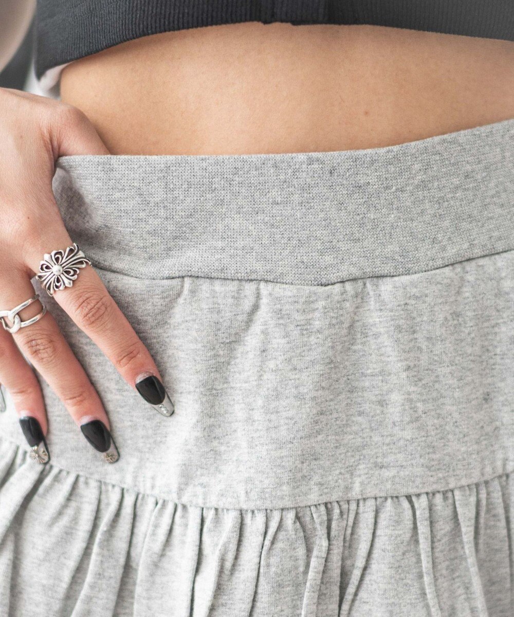 WEGO 【ウエストゴム】カットフリルスカパン 