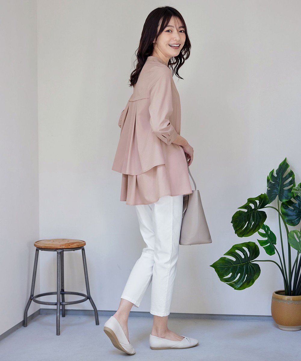 Tiaclasse 【新色追加・洗える】アンクルテーパードパンツ 