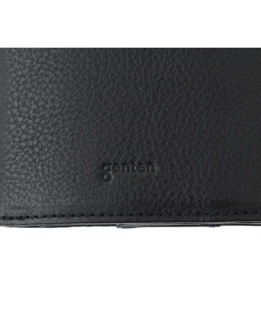 genten ミネルヴァ2 内ボックス型二つ折り財布 