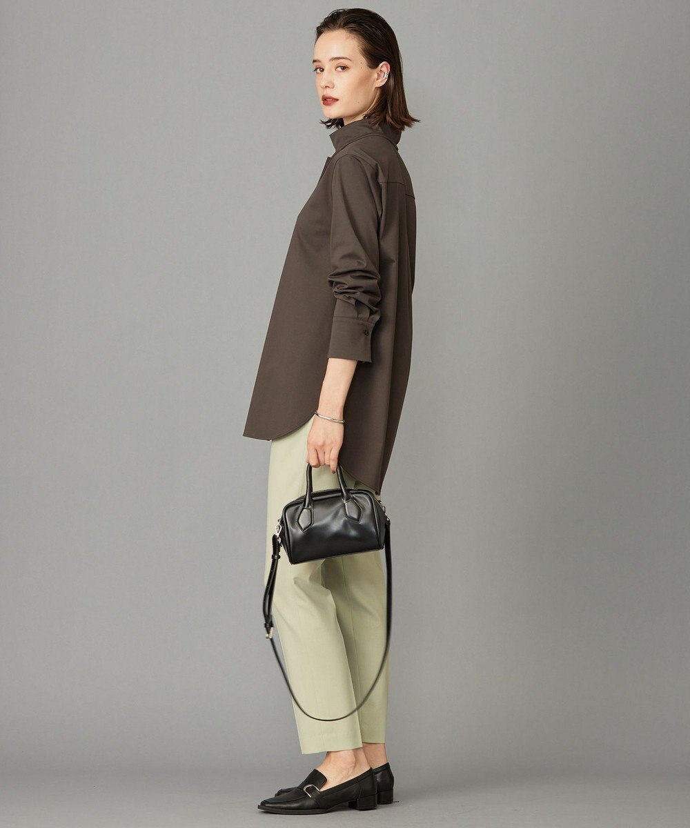 ICB 【洗える】ブラウスライクジャージー ボウタイデザインカットソー 