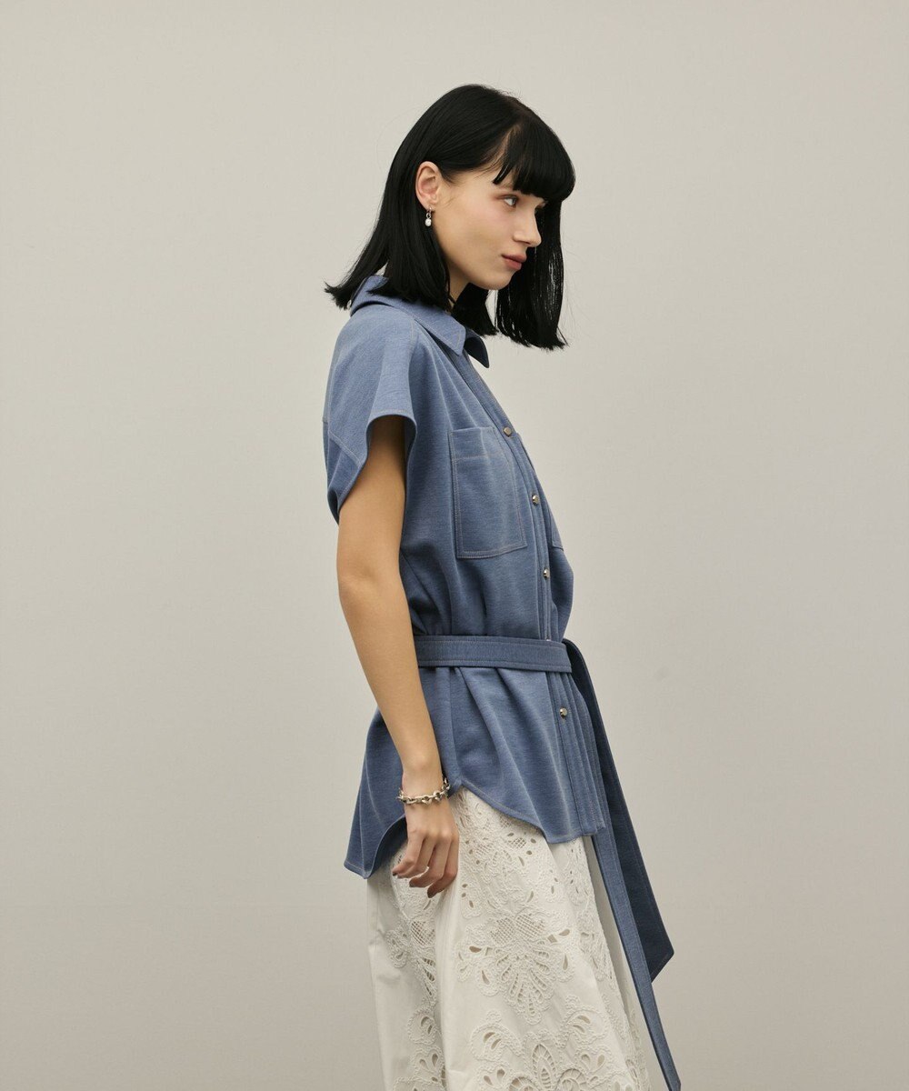 GRACE CONTINENTAL ジャージワークシャツ 