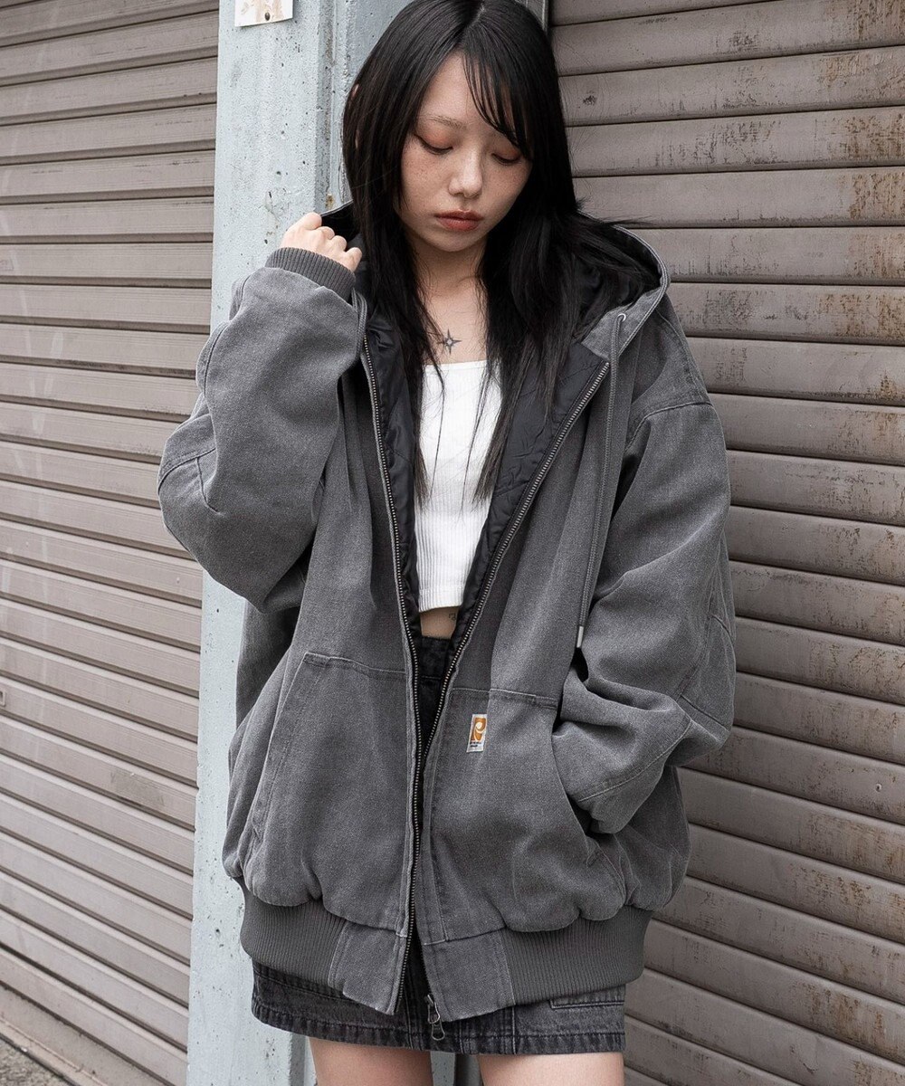 WEGO ワーカーズキルトフードブルゾン 