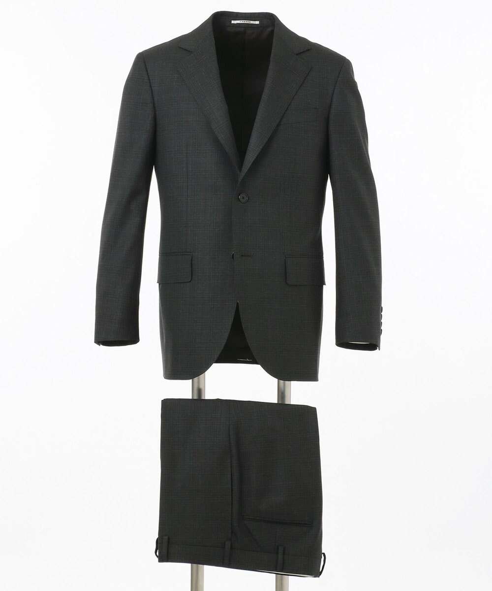 J.PRESS MEN 【ESSENTIAL CLOTHING】フェードーチェック スーツ グレー系3