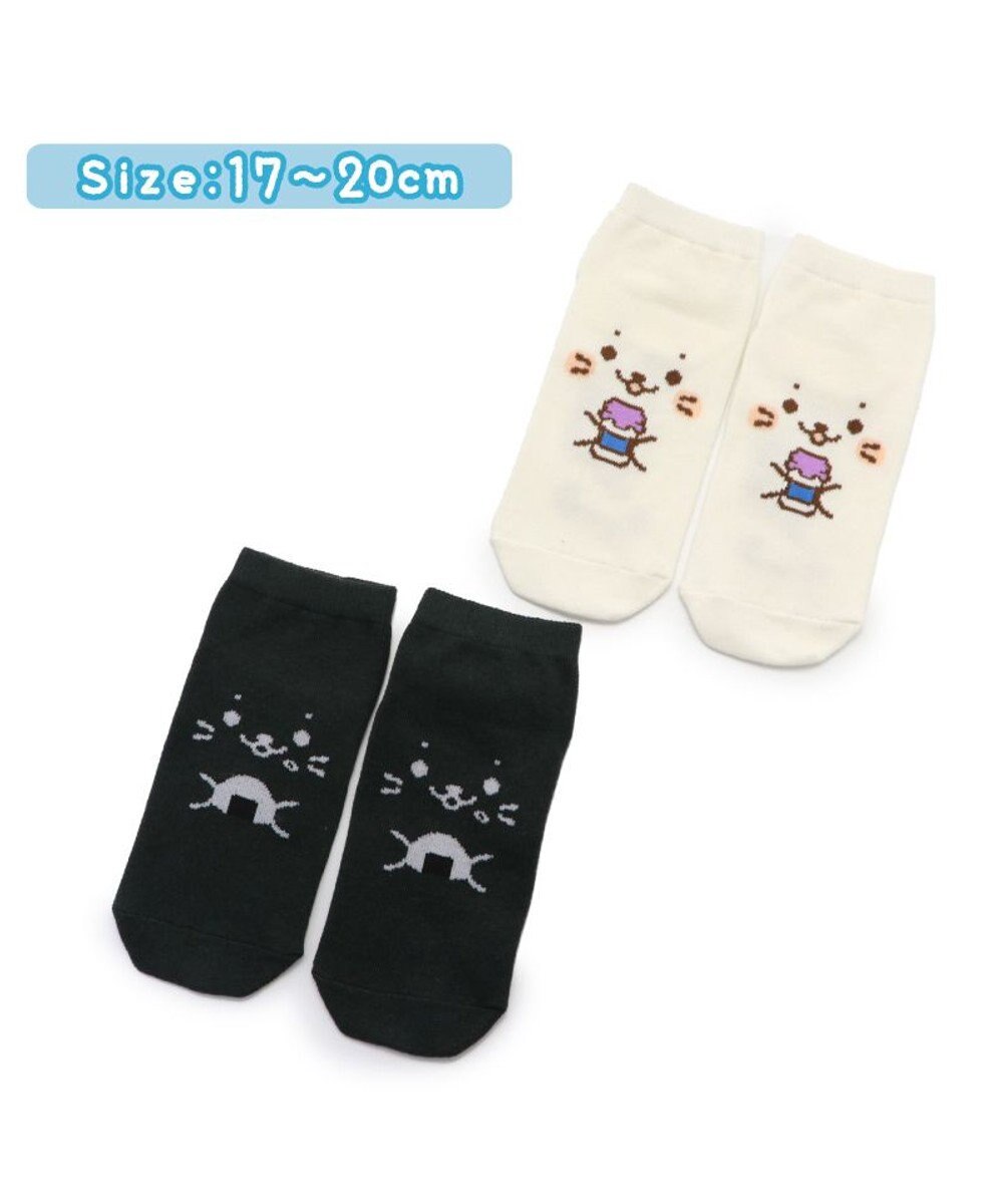 Mother garden しろたん 靴下 2足セット 〈顔ぼんミルク柄 顔ぼんおにぎり柄〉 13cm~16ｃｍ 17cm~20ｃｍ 21cm~24ｃｍ 