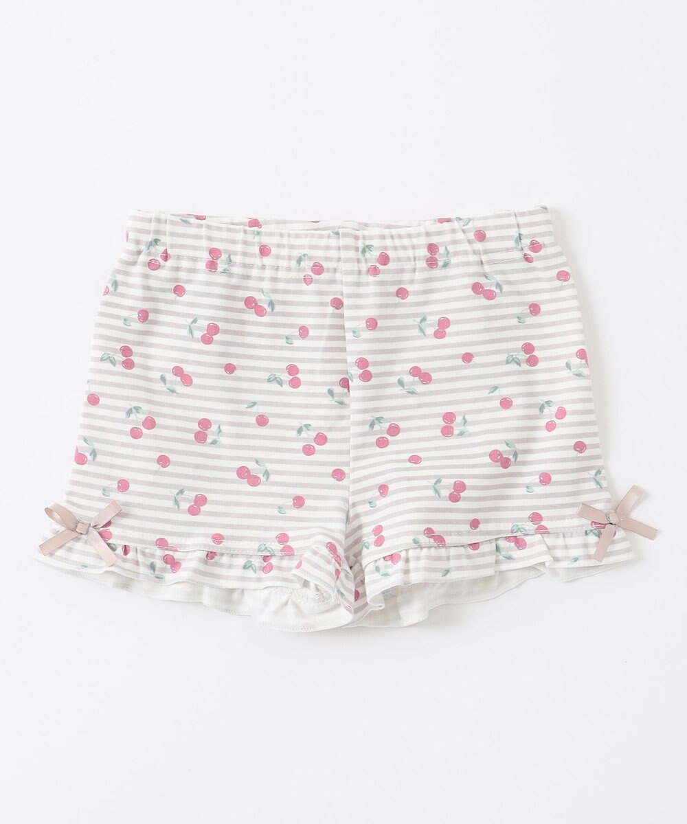 ANY KIDS 無地/総柄 1分丈スパッツ 