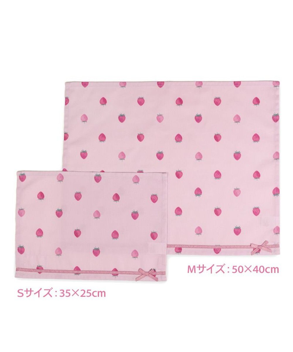 Mother garden マザーガーデン 野いちご ランチマット 大《レトロストロベリー柄》 