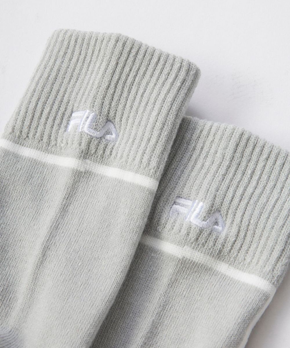 FILA GOLF／marie claire 【FILA GOLF】ライン入りクルーソックス 