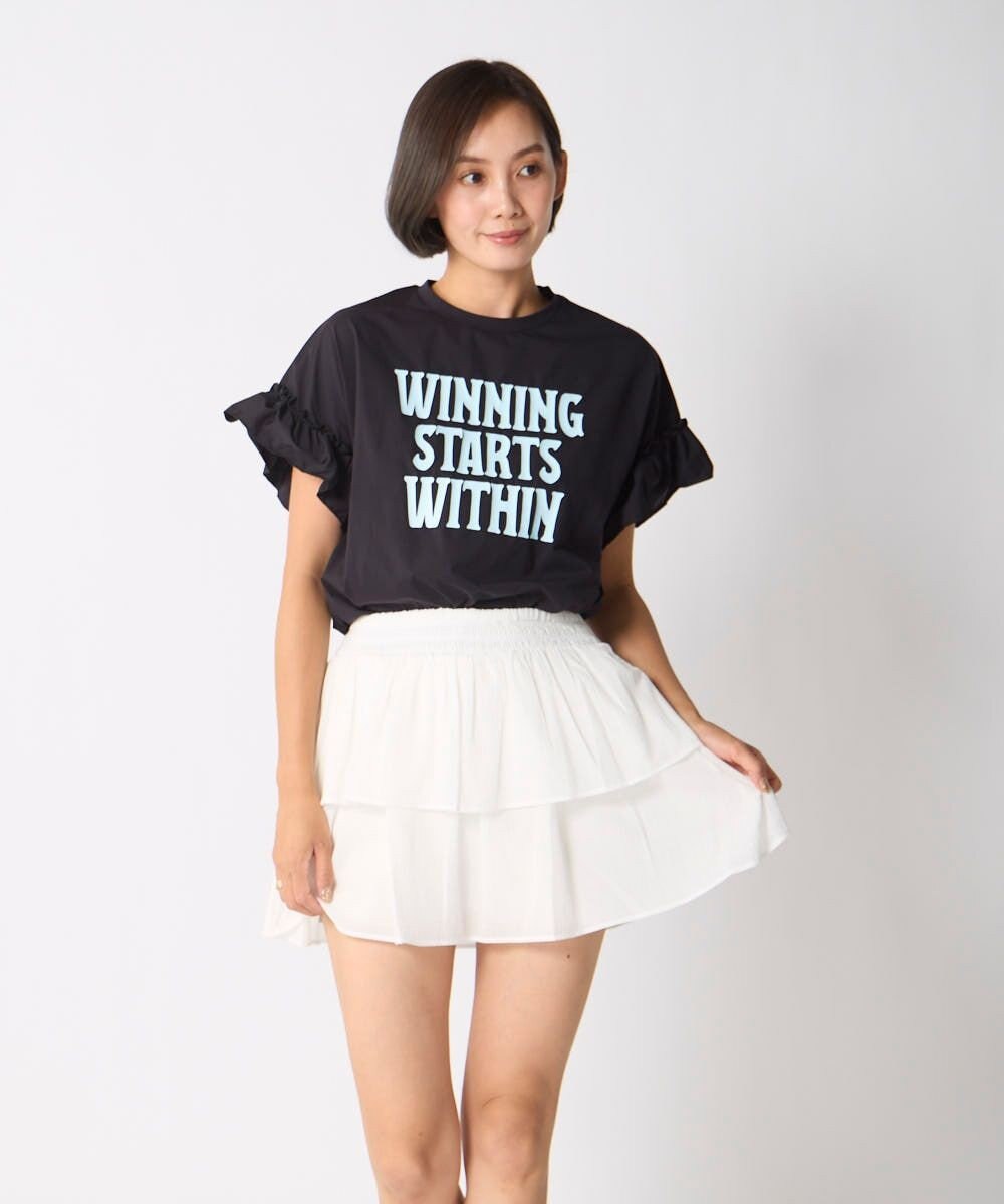 OP／FILA 【Kappa】フリル半袖Tシャツ 
