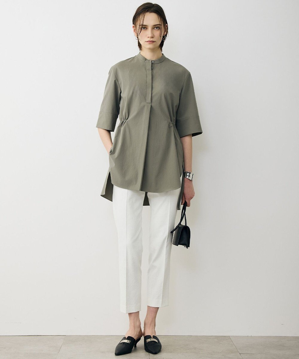 ICB 【先行予約】 ヴィンテージスパンブロード デザインブラウス 