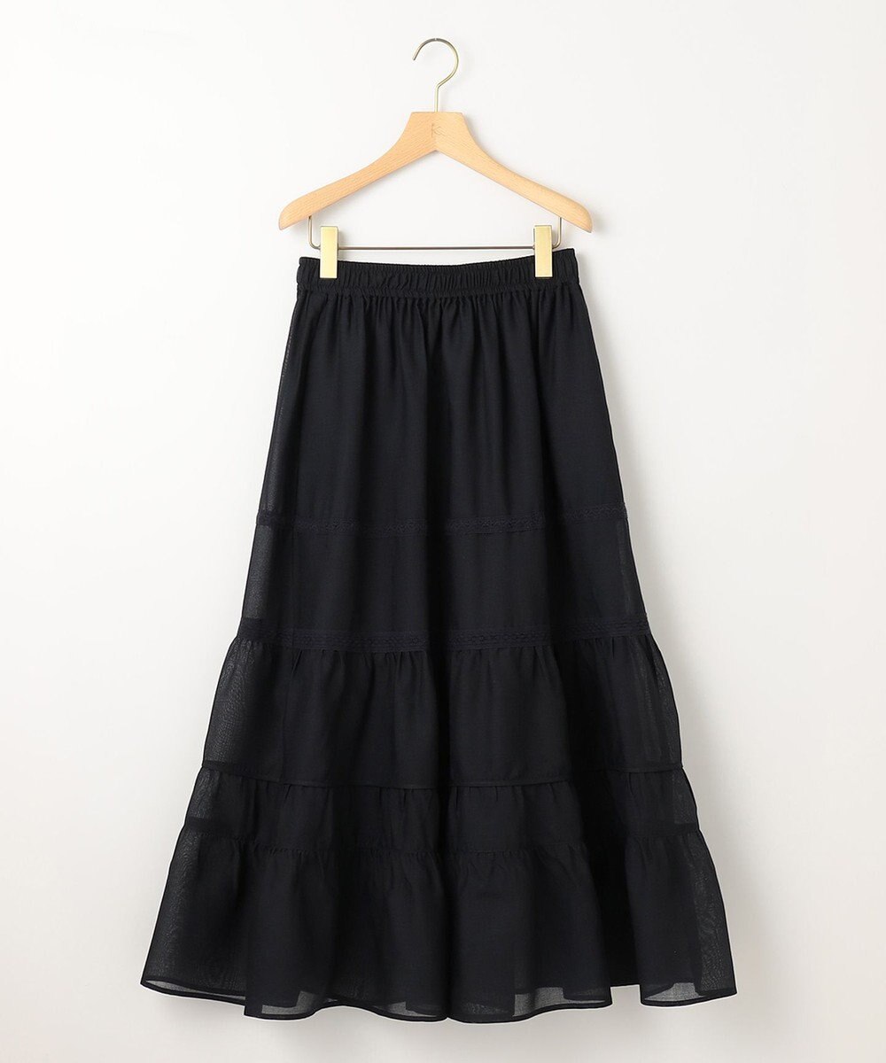 組曲 【洗える】レーシーボイル スカート 