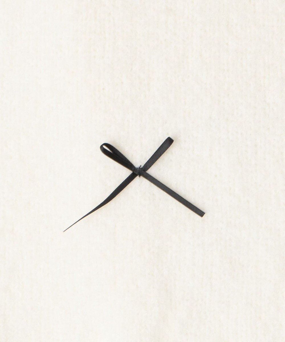 WEGO リボン付きニットストール 