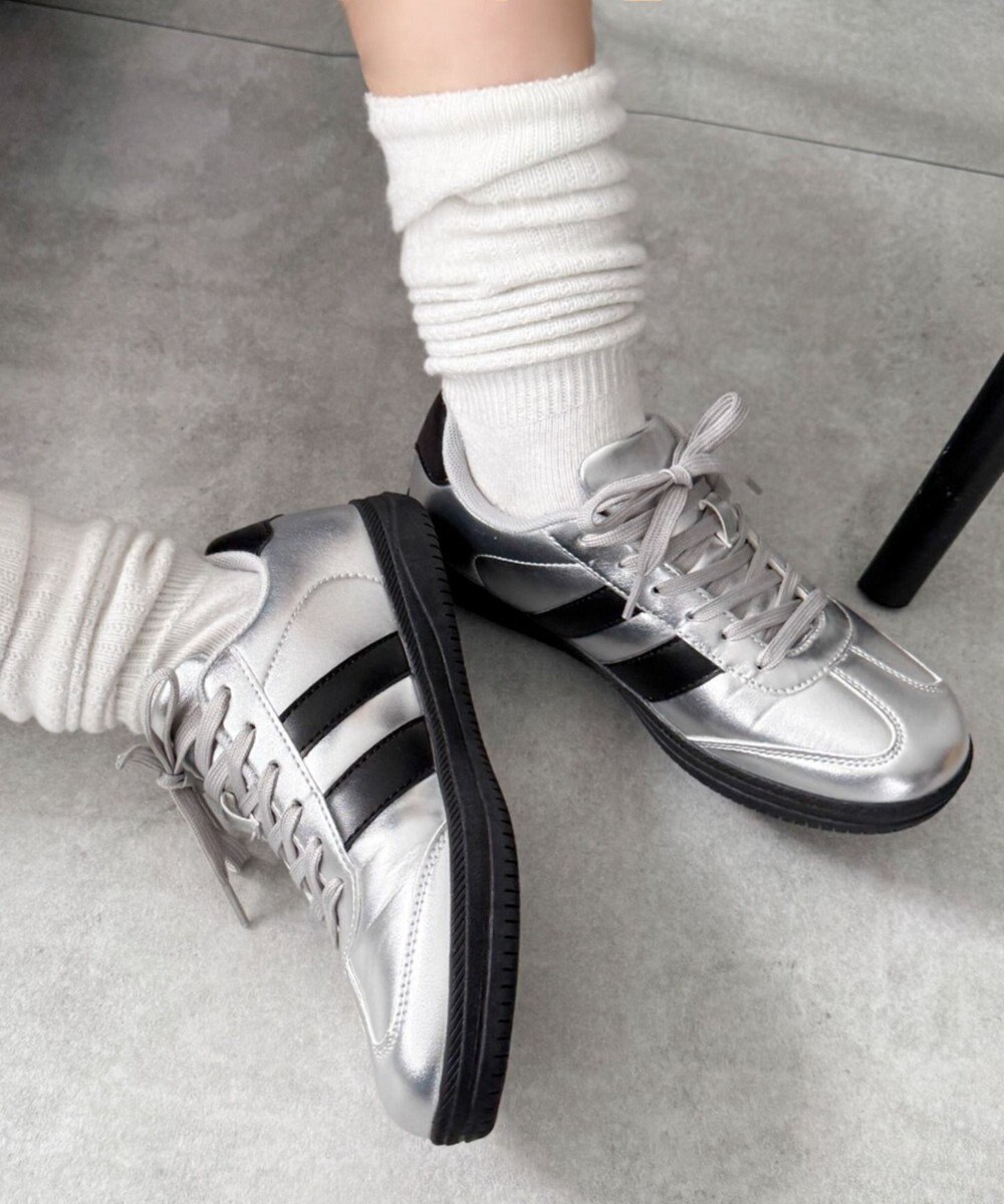 WEGO 2ラインローカットスニーカー 