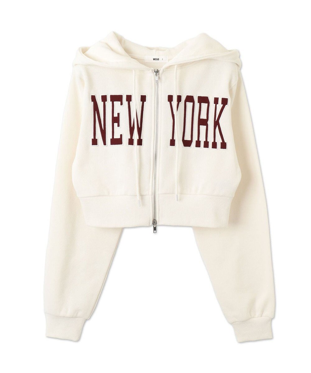 WEGO NEWYORK裏起毛ZIPパーカー 