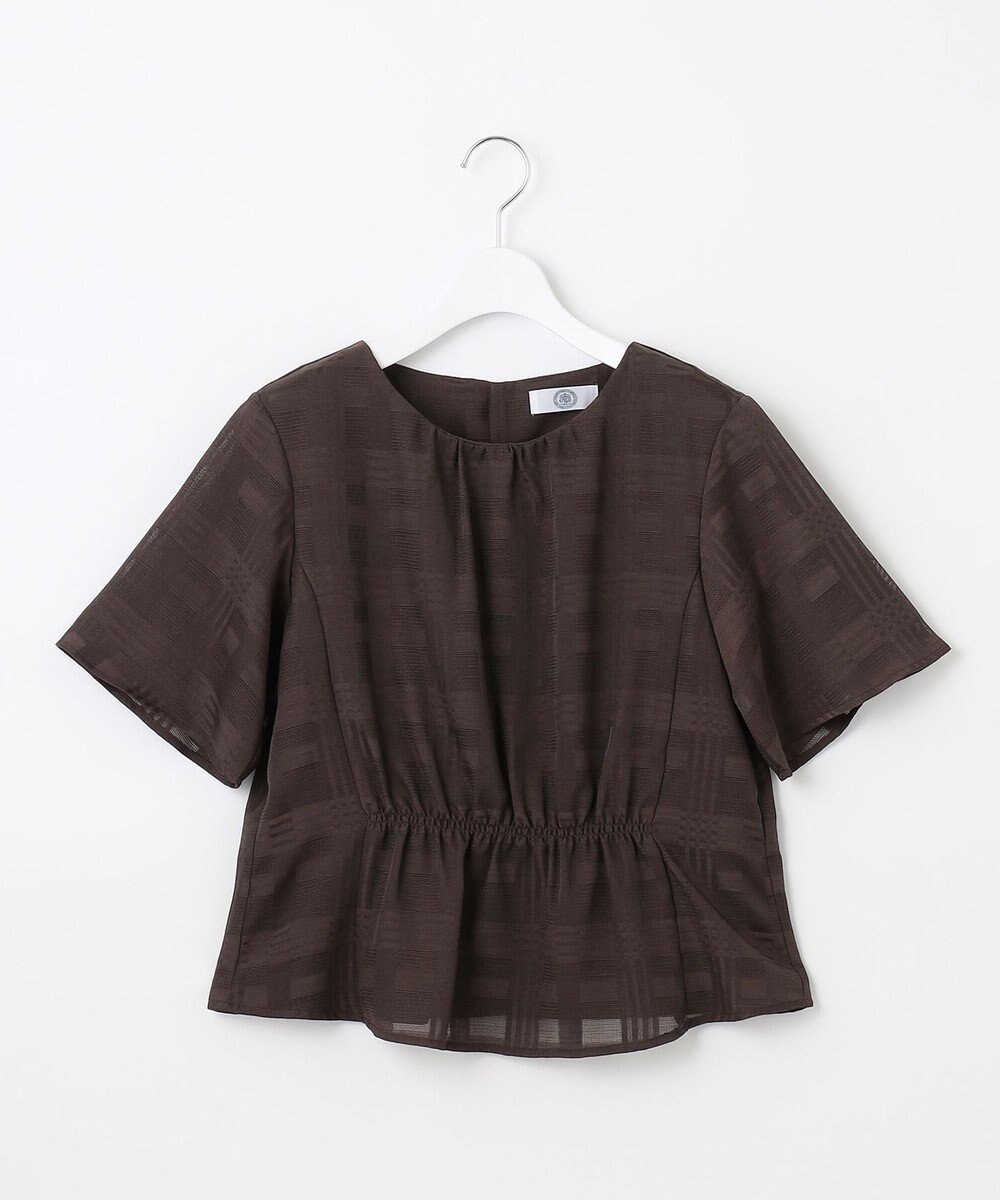 J.PRESS LADIES スラブカラミチェック カットソー 