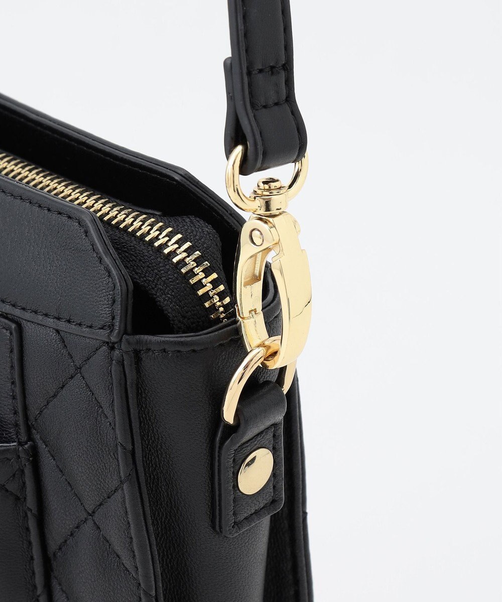 LA BAGAGERIE シープキルトWストラップスクエアショルダー 