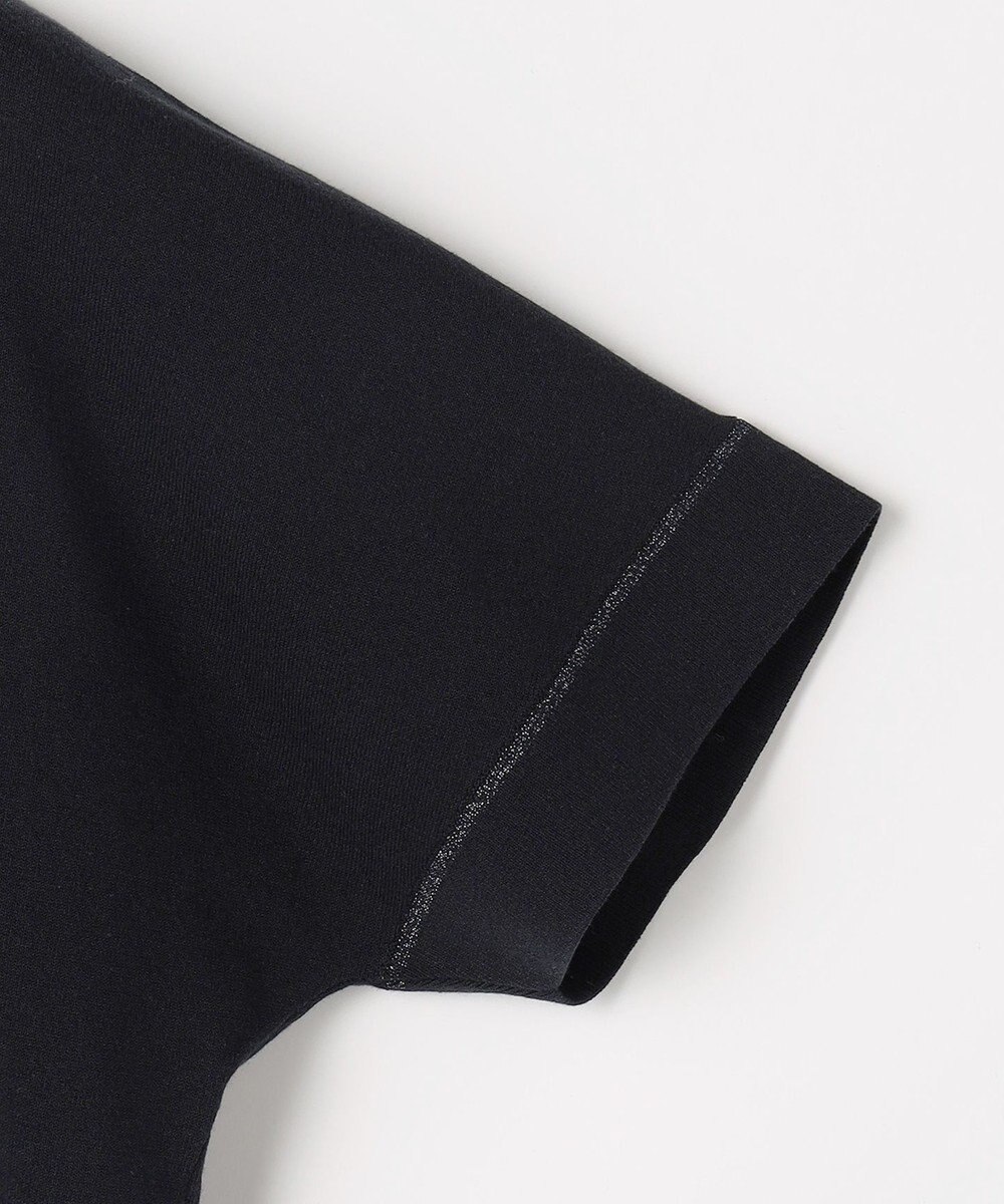 J.PRESS LADIES COOL MINT COTTON POLYESTER ヘンリーネック ニット プルオーバー 