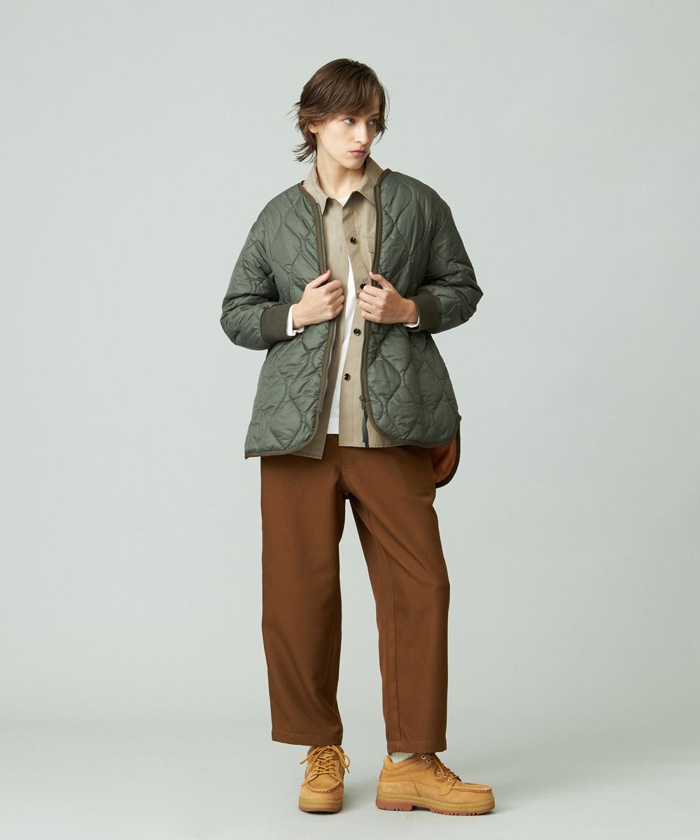 J.PRESS YORK STREET 【WOMEN】ショートキルトブルゾン 