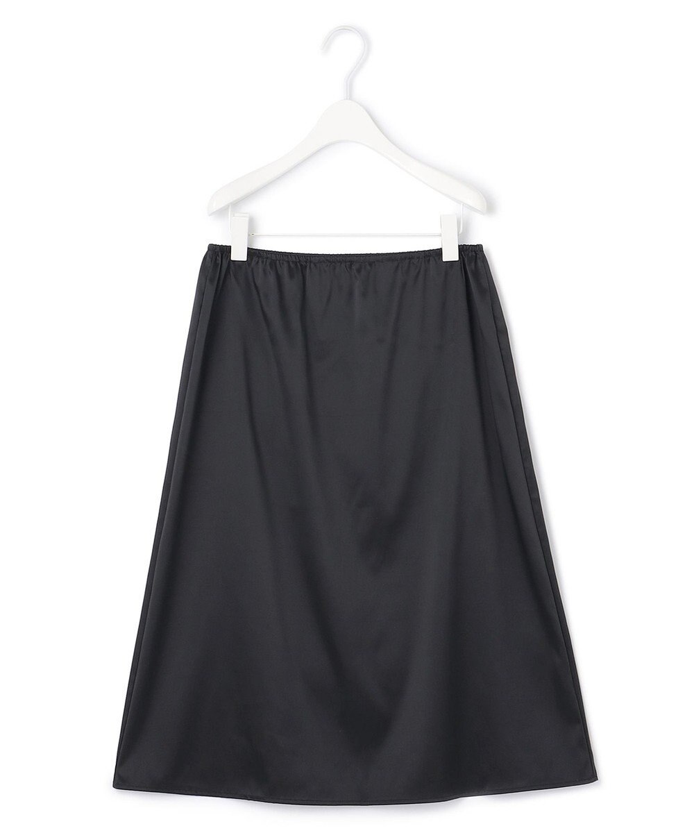 ICB 【接触冷感・UVケア・防シワ・洗える】エステルダブルクロス ラッフルスリーブワンピース 