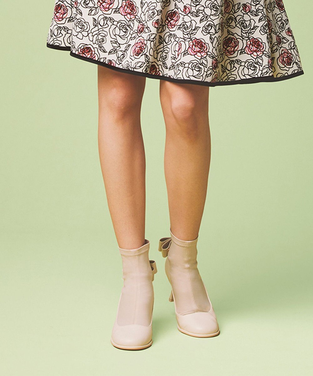 TOCCA BACK RIBBON SHORTBOOTS ショートブーツ 