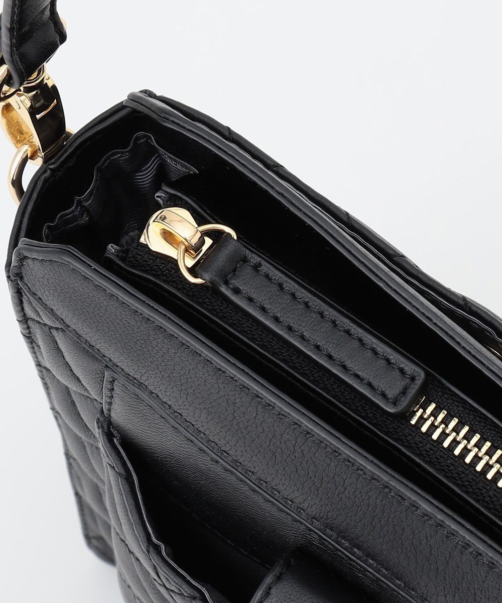 LA BAGAGERIE シープキルトWストラップスクエアショルダー 