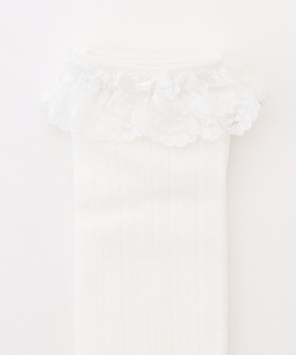 ANY KIDS レースハイソックス 