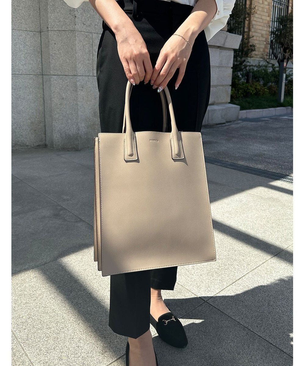 LA BAGAGERIE 【MONICA】アコーディオンスクエアトートM 