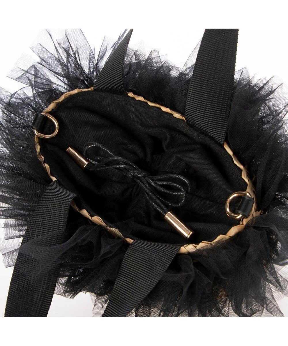 UNBILLION カカトゥ kakatoo / チュールフリンジミニ2wayカゴバッグ 