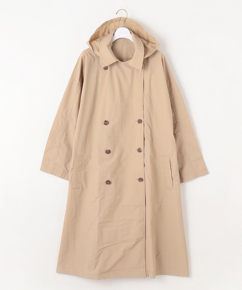 ANY SIS 【WEB限定/撥水】オーバートレンチ レインコート 