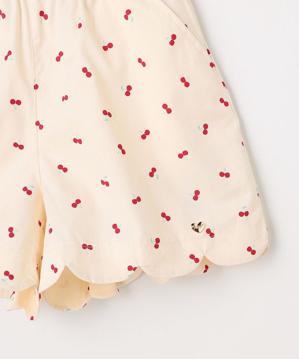 ANY KIDS 【洗濯機可能】スカラップショートパンツ 