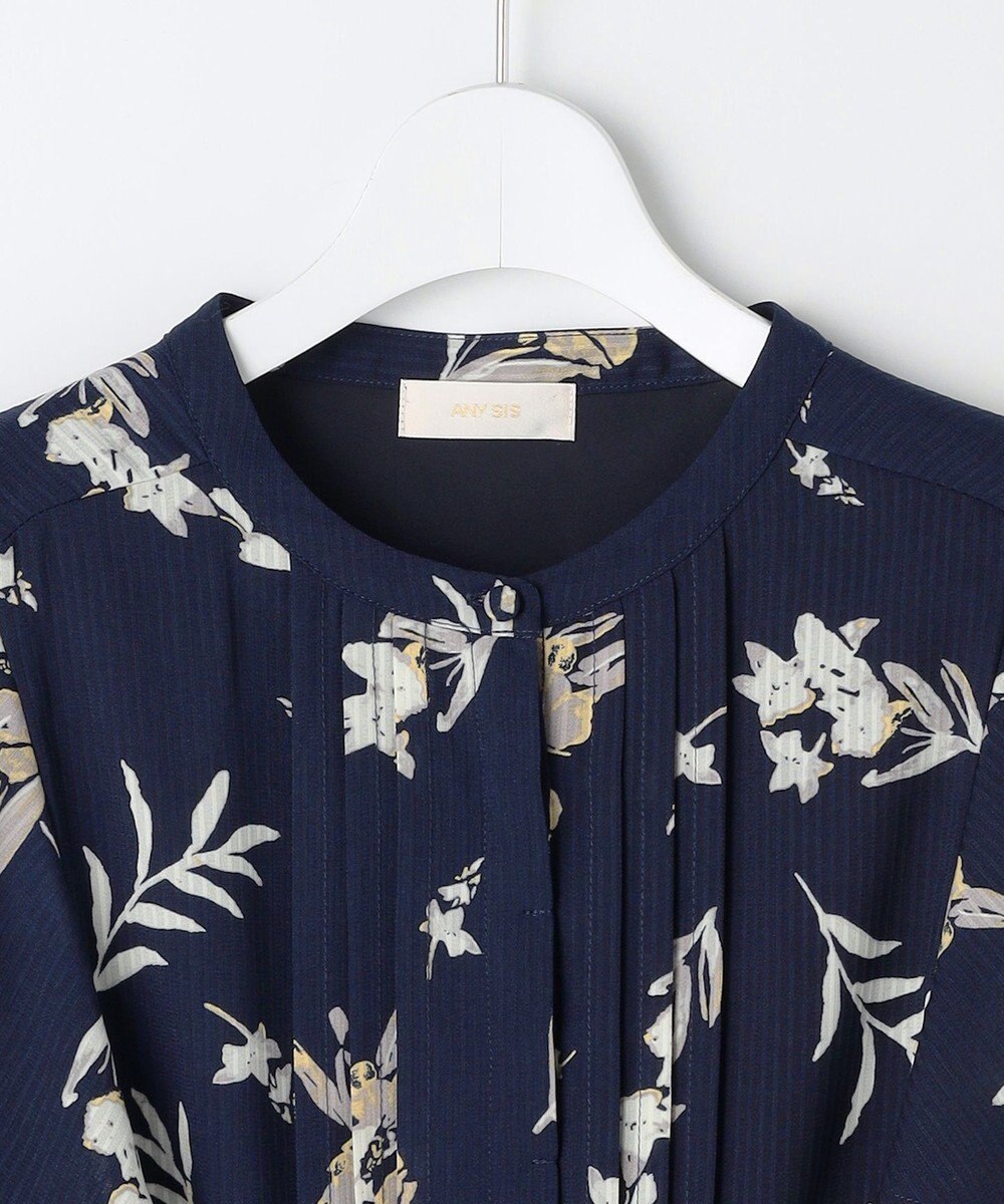ANY SIS シアーパターン ワンピース 