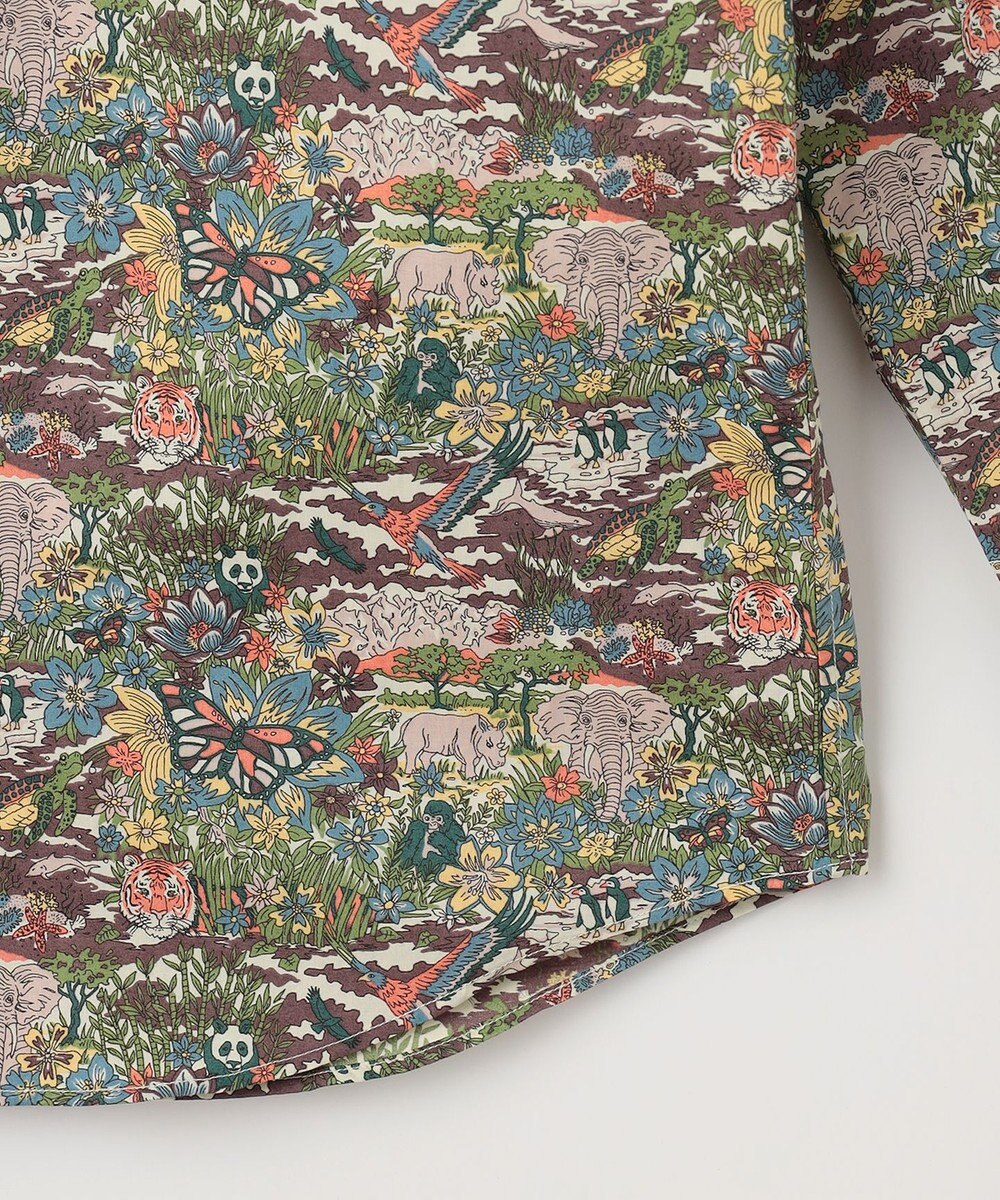 JOSEPH ABBOUD 【リバティー柄】プリントシャツ 