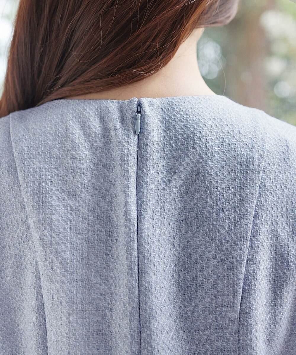 Tiaclasse 半袖サマーツイードワンピース 