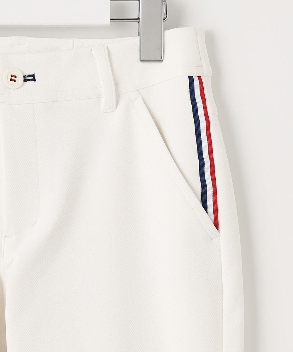23区GOLF 透けにくい白！【WOMEN】トリコットツイル  ベーシックパンツ 