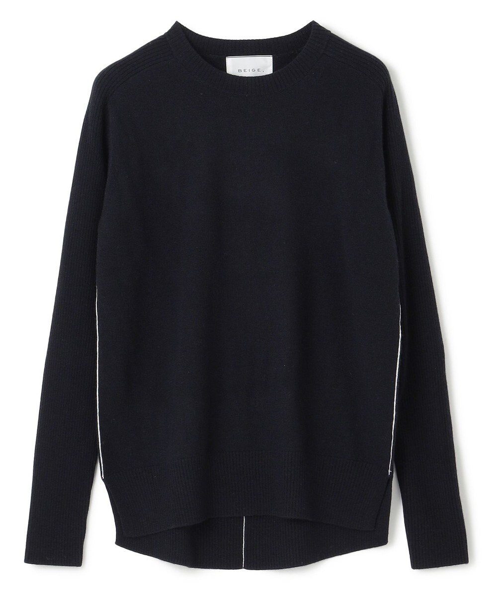 BEIGE， RIGNY / クルーネックニット 