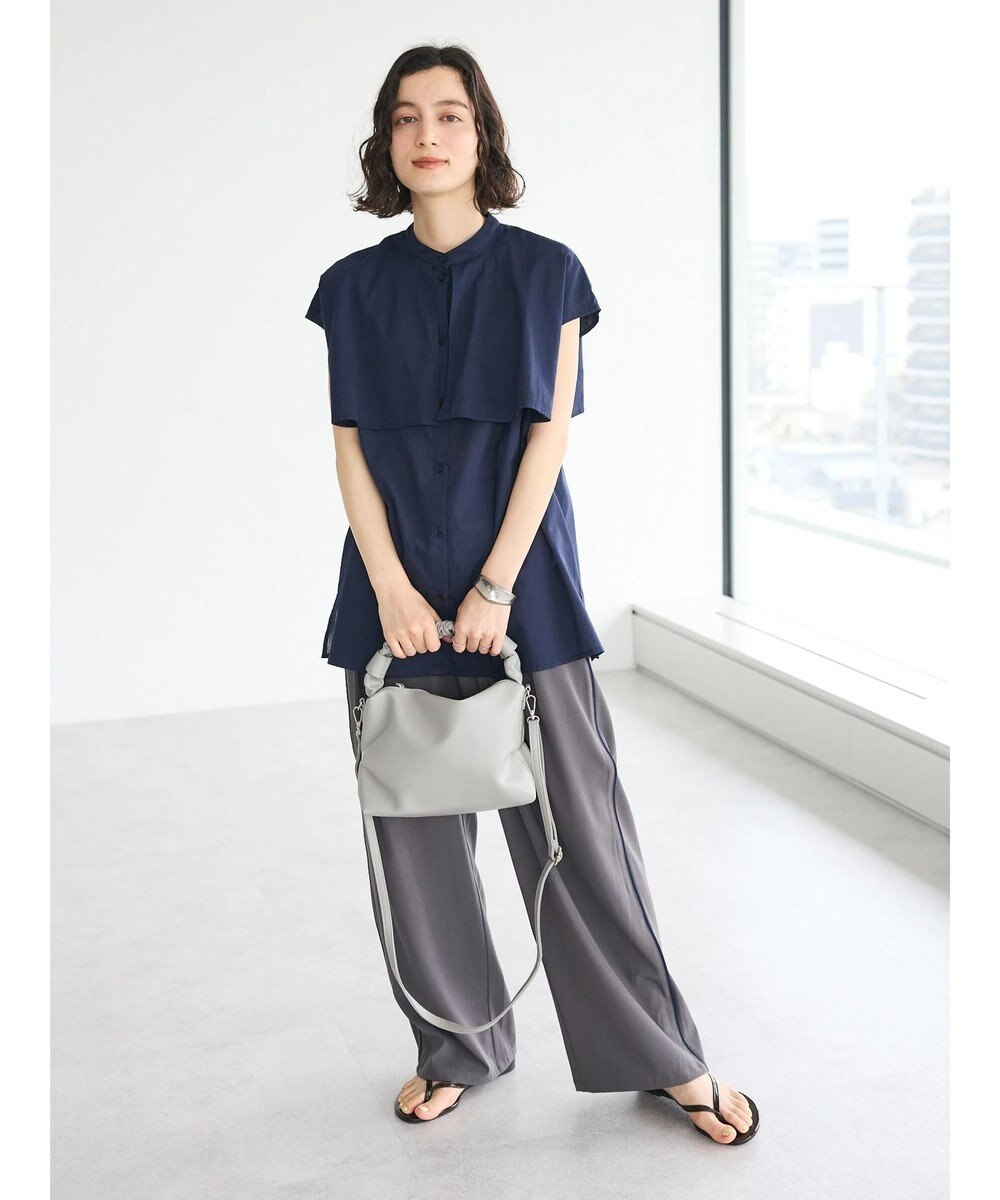 CRAFT STANDARD BOUTIQUE インド綿フリルブラウス 