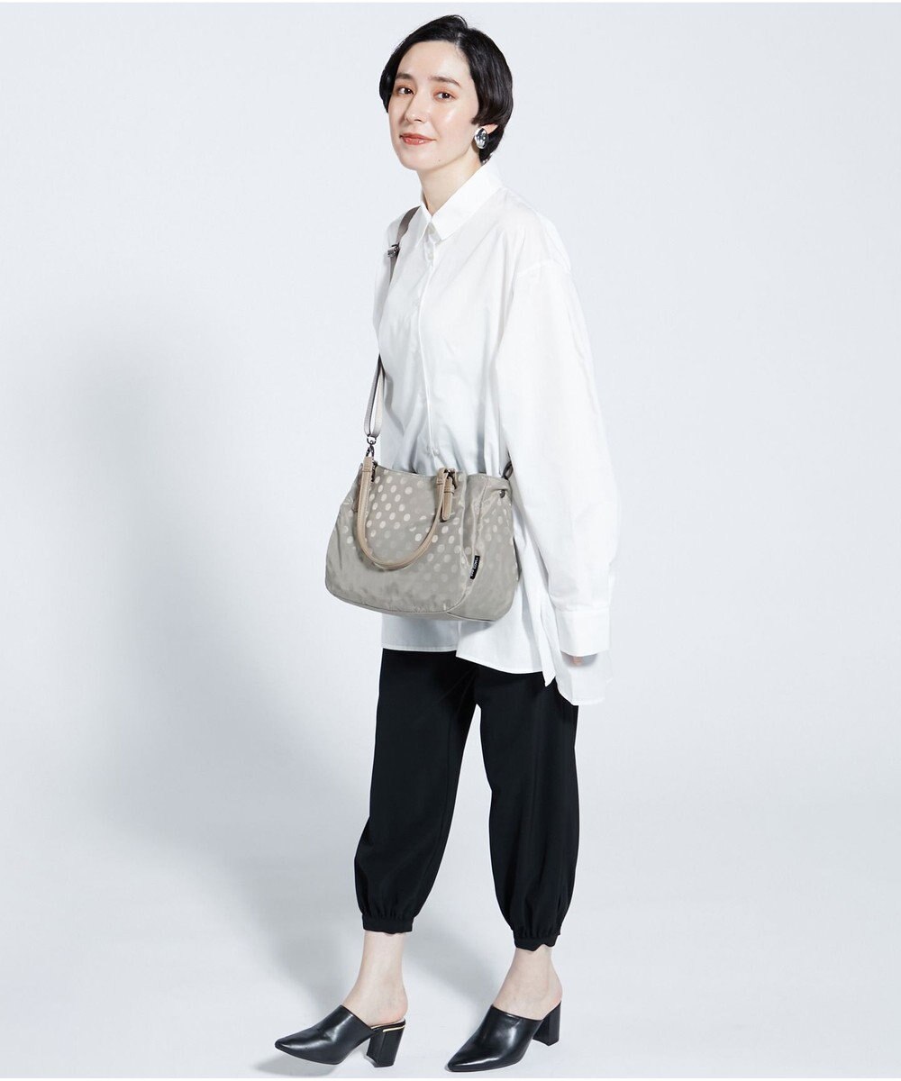 Y'SACCS 【Y’SACCS vous et】ドットジャカード マルチウェイトート Sサイズ 