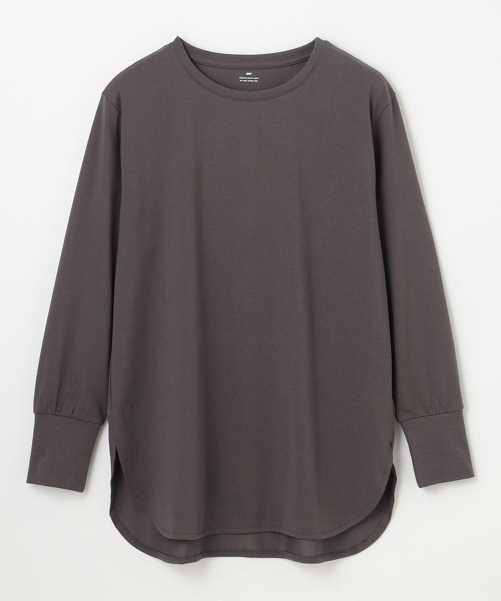 ANY L シャツテールロングスリーブＴシャツ 