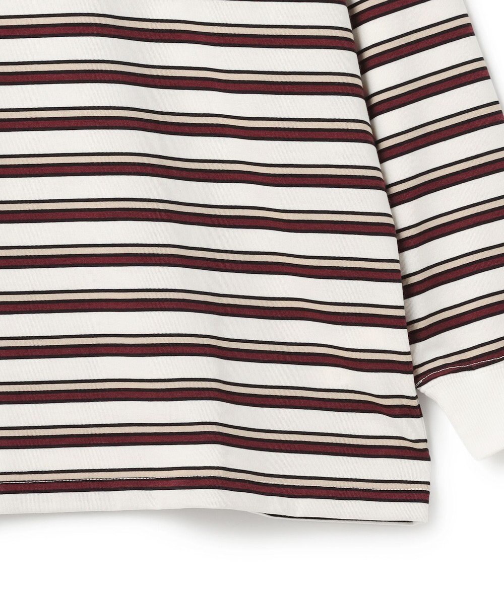 J.PRESS YORK STREET 【WOMEN】ポケットボーダーロングスリーブ Tシャツ 