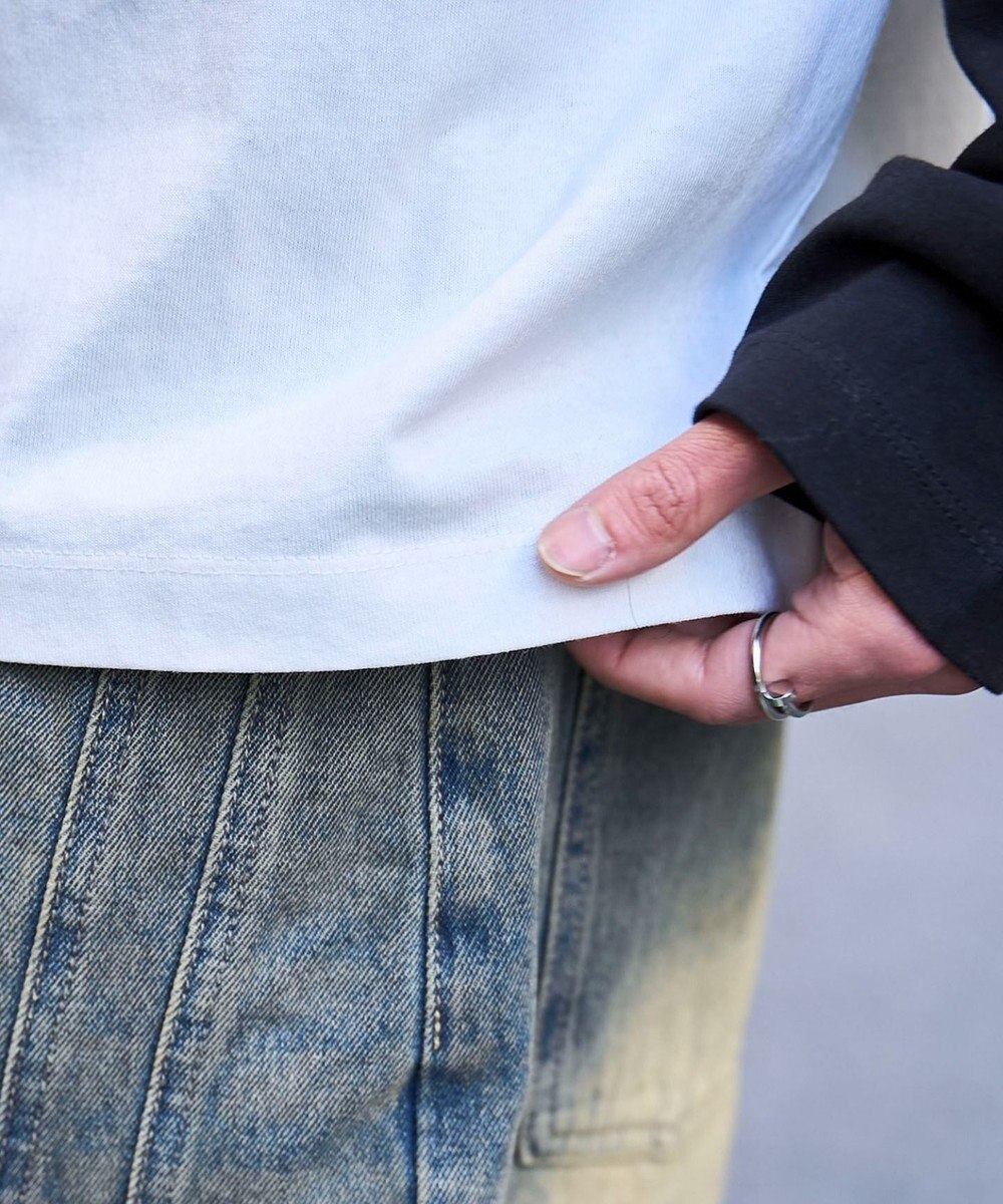 WEGO ラグランハートグラフィックT（LS） 